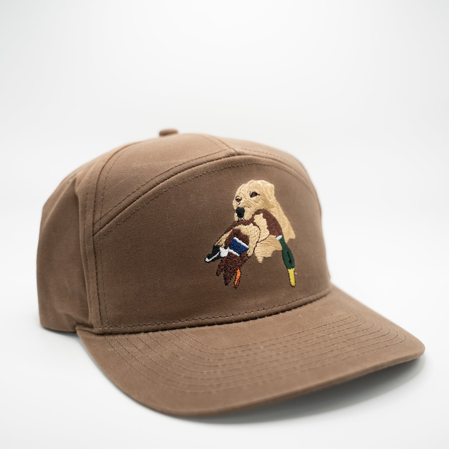 Waxed Canvas Duck Dog 7 Panel Hat