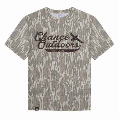 Washed Mossy Oak Bottomland SS T-Shirt