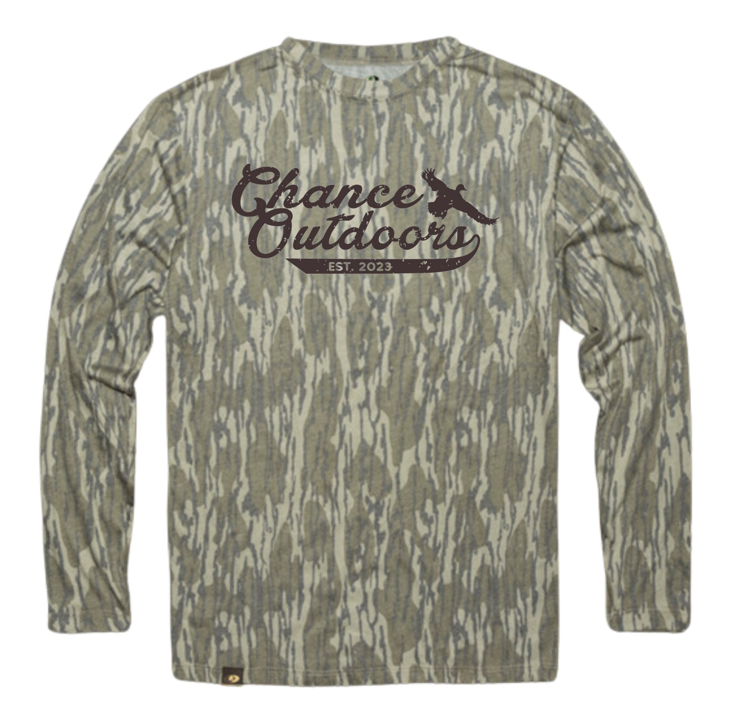 Washed Mossy Oak Bottomland LS T-Shirt