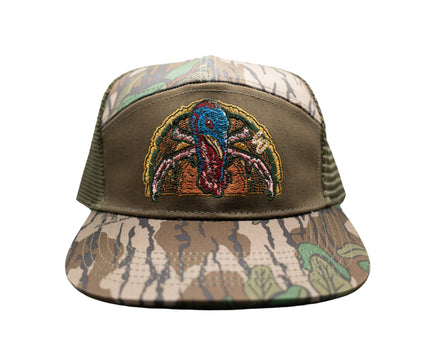 Crossbone Turkey Greenleaf 7 Panel Hat