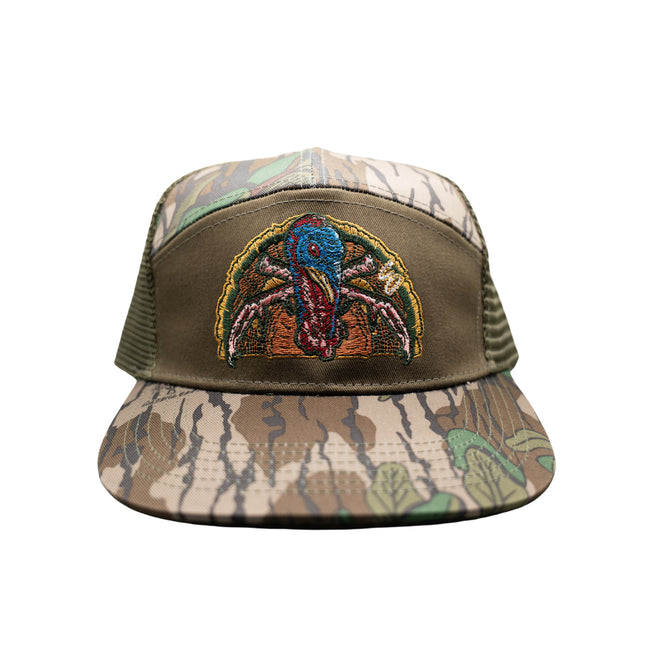 Crossbone Turkey Greenleaf 7 Panel Hat