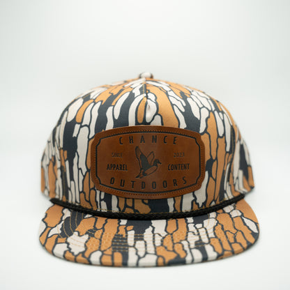 Logo Leather Patch Cypress Camo