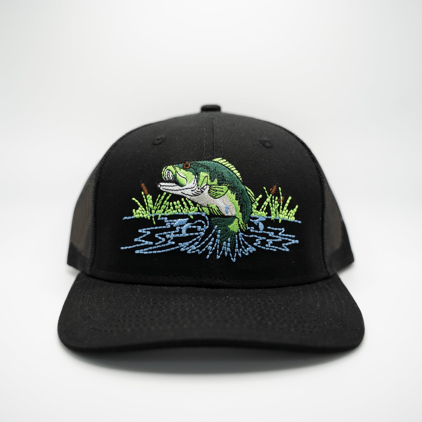 Bass Black Trucker Hat