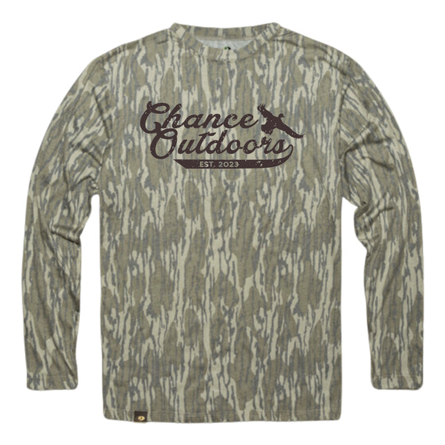Washed Mossy Oak Bottomland LS T-Shirt