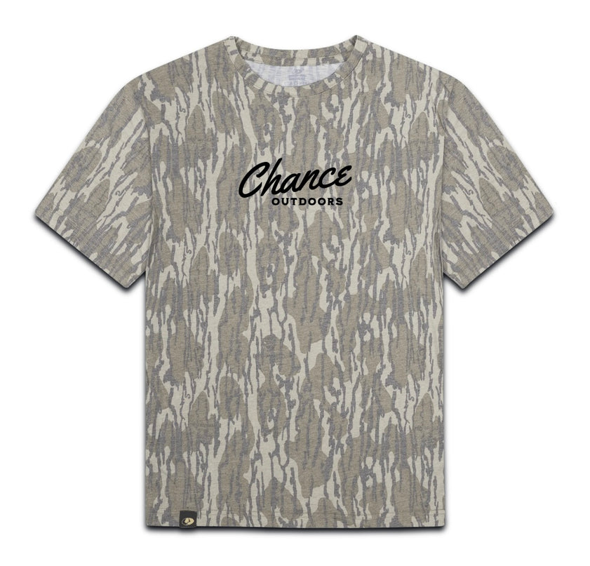 Washed Mossy Oak Bottomland Scene T-shirt