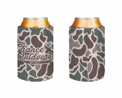 Duck Camo Neoprene Koozie