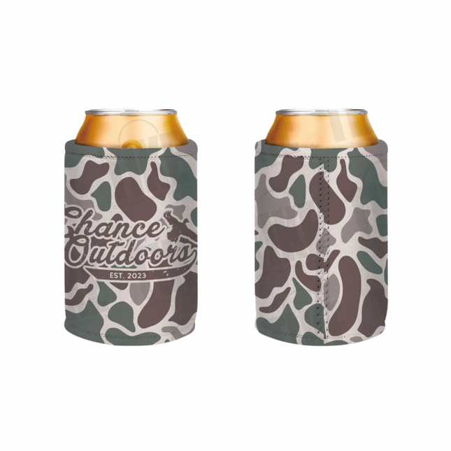 Duck Camo Neoprene Koozie