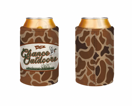 Deer Camo Neoprene Koozie