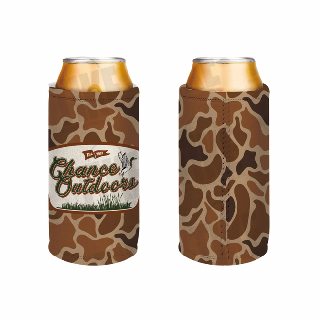 Deer Camo Neoprene Koozie