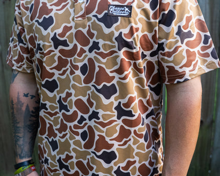 Deer Camo Performance Polo