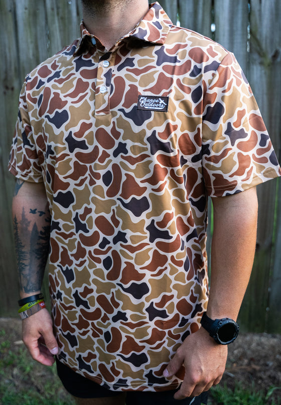 Deer Camo Performance Polo