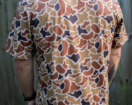 Deer Camo Performance Polo