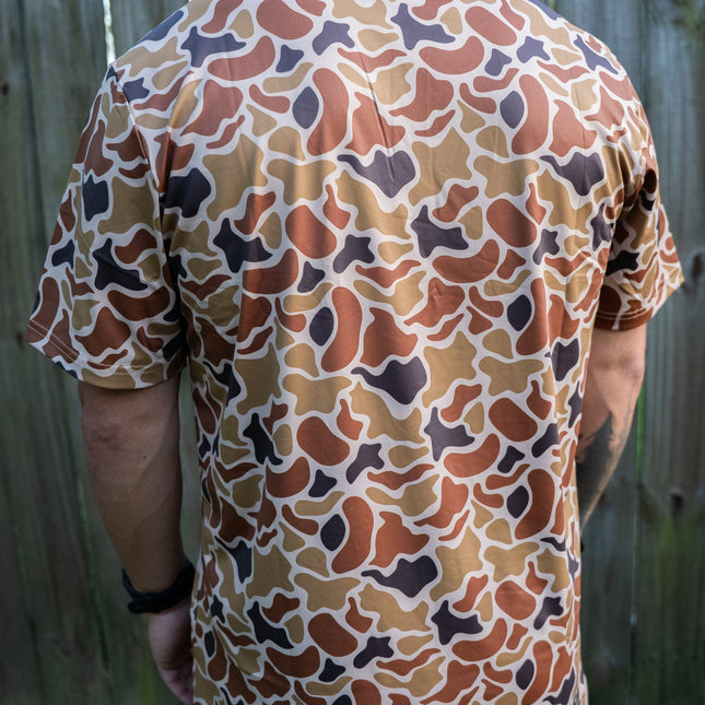 Deer Camo Performance Polo