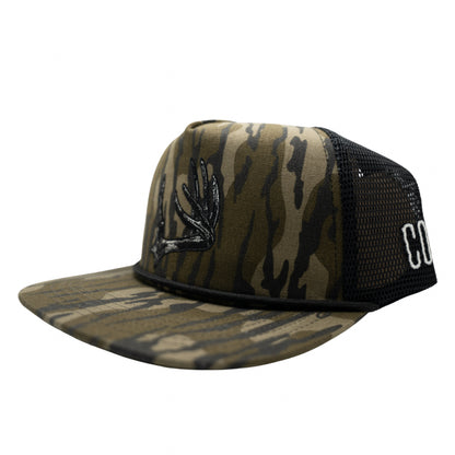 Antler Bottomland Rope Snapback Hat