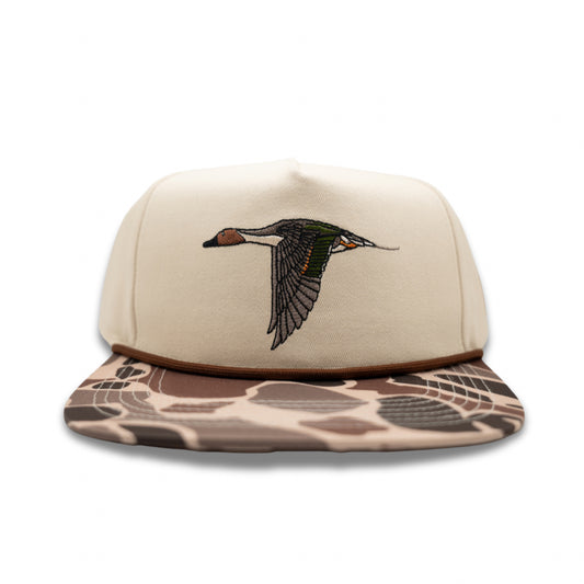 Pintail Cream/Duck Camo Rope Hat