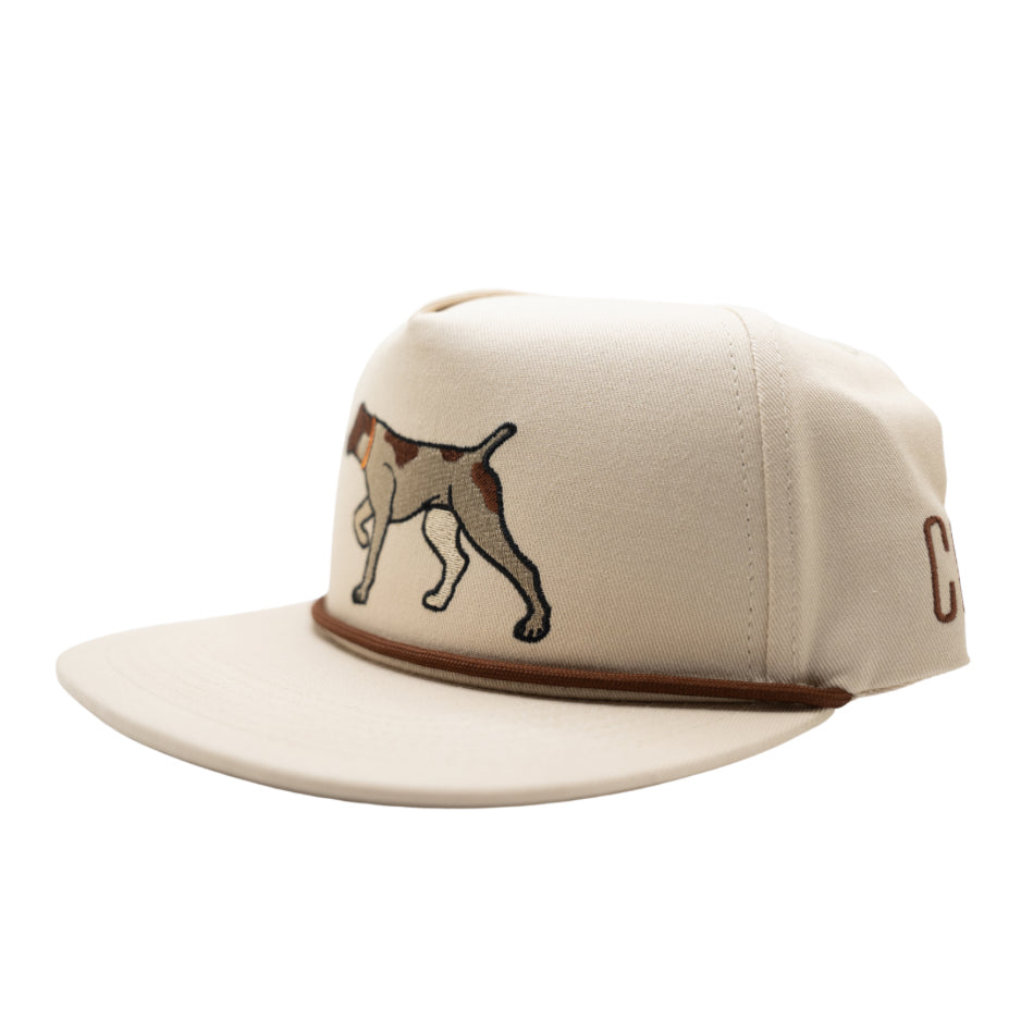 Pointer Cream Rope Hat