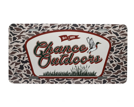 Mallard Duck Camo License Plate