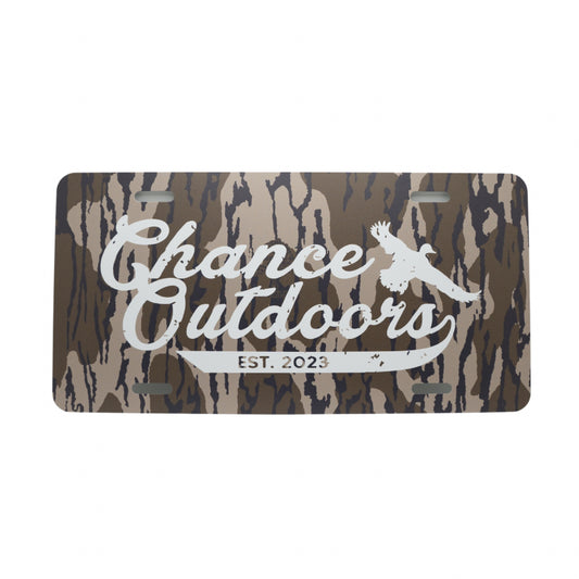 Script Bottomland License Plate