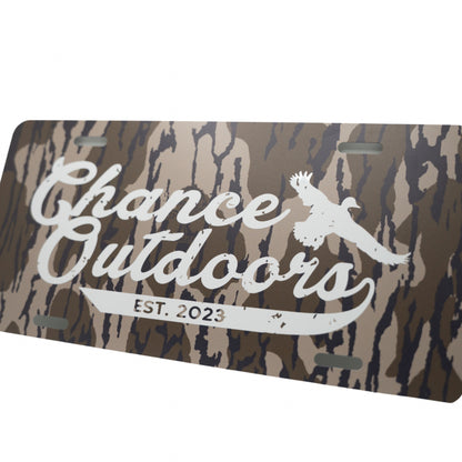 Script Bottomland License Plate