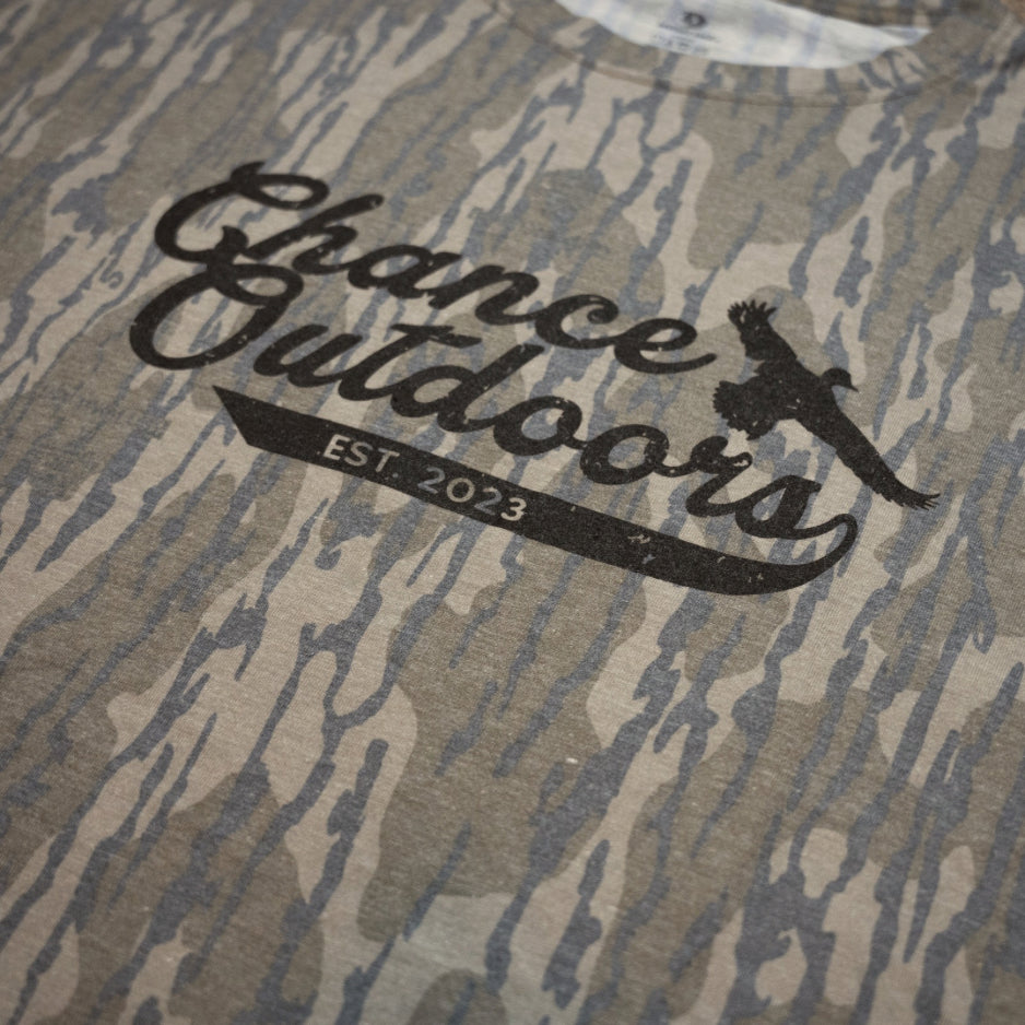 Washed Mossy Oak Bottomland SS T-Shirt