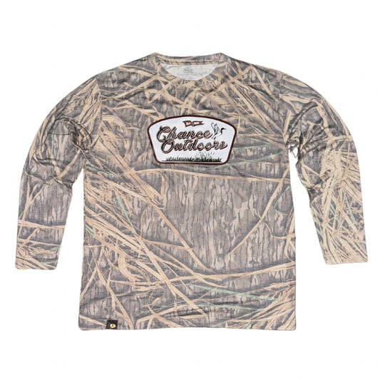 Washed Mossy Oak Shadowgrass LS T-Shirt